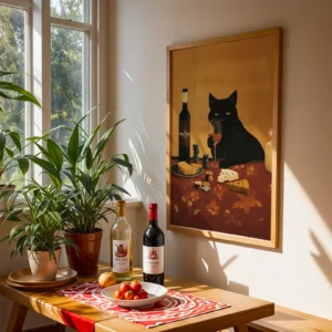 Alternative view of Drunk Cat