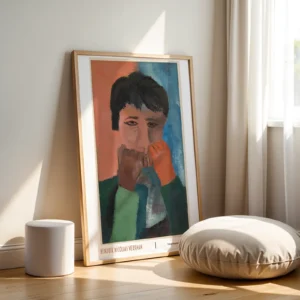 Alternative view of Hendrik Nicolaas Werkman, Vrouw Steunend op Twee Vuisten