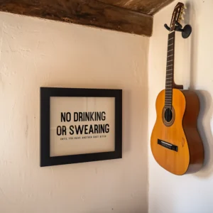 Alternative view of No Drinking Sign