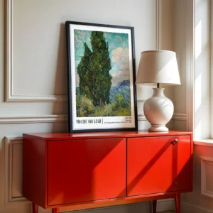 Alternative view of Vincent van Gogh, Selvi Ağaçları