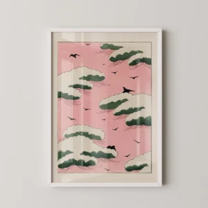 Alternative view of Watanabe Seitei, Pembe Gökyüzü ve Kuşlar